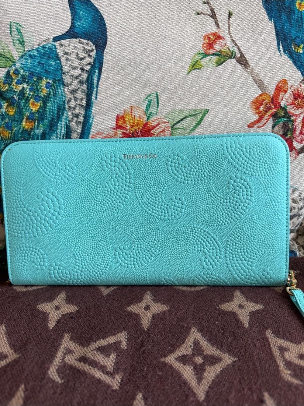 Tiffany & Co Embossed Travel Wallet
